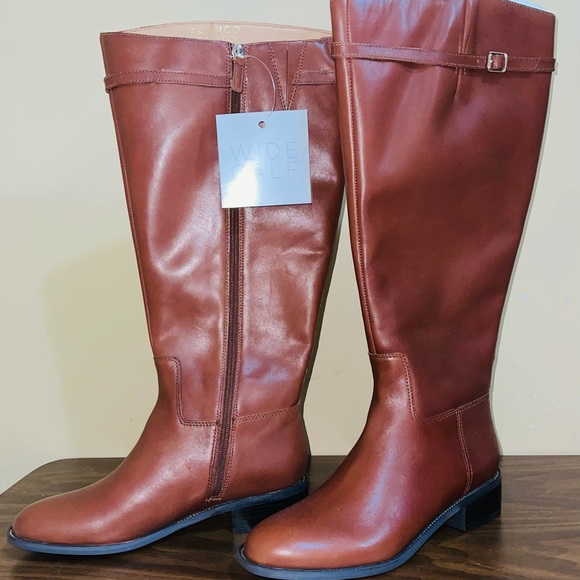 Franco Sarto Poet Riding Boots Brandy Size 8 - Picture 2 of 2